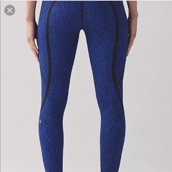 Lululemon On Track Tight Cerulean - Picture 2 of 2